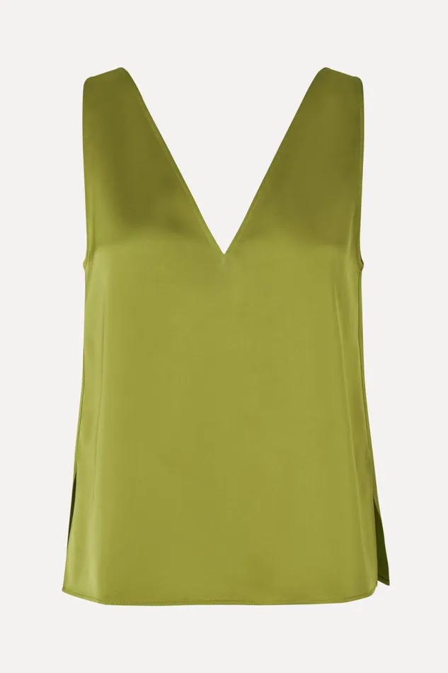 Stine Goya Tops and Shirts SGElanor Top 8211 Olive 8211 Women