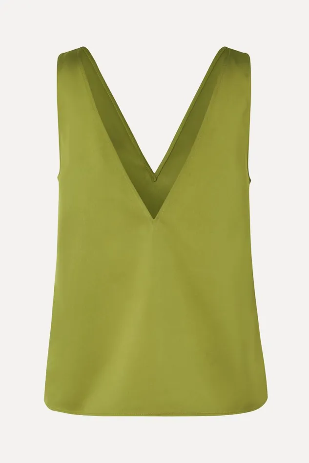 Stine Goya Tops and Shirts SGElanor Top 8211 Olive 8211 Women