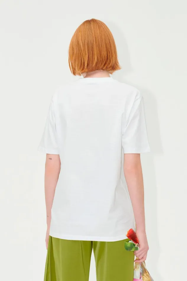 Stine Goya Tops and Shirts SGMargila Tshirt 8211 Poppies Bloom 8211 Women