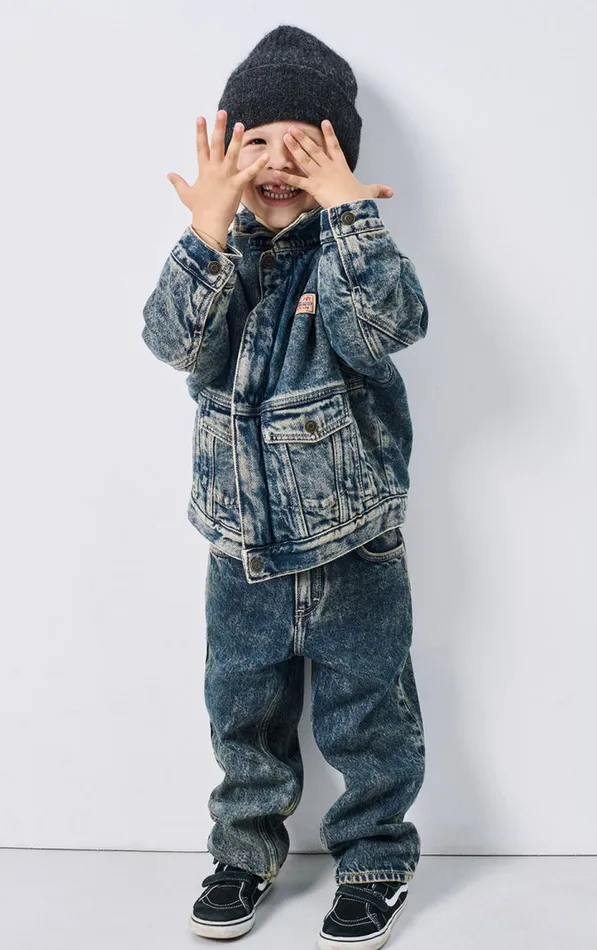 Straight Jeans Joybird Dirty Vintage Kids American Vintage Jeans