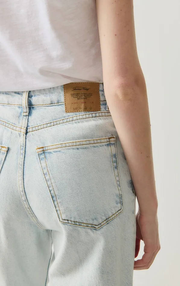 Straight Leg Jeans Joybird Winter Bleached Women American Vintage Jeans Straight Leg Jeans Joybird Winter Bleached Women American Vintage Jeans
