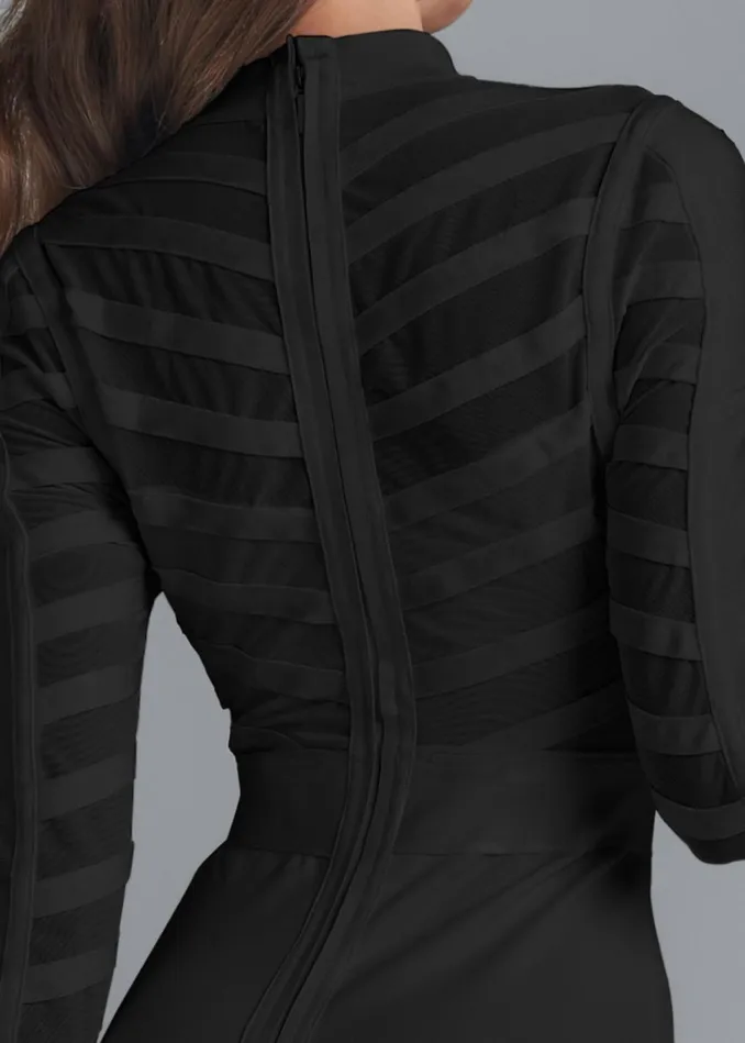 STUDDED BODYCON DRESS Black Women VENUS Bodycon Dresses