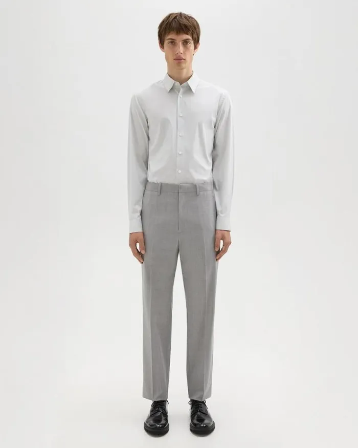 Suits Men Theory Mayer Pant In Stretch Wool Vapor Melange