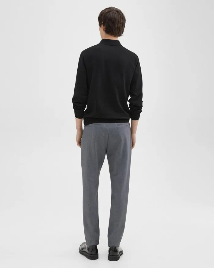 Suits Men Theory Zaine Pant In Herringbone Precision Ponte Grey Melange Suits Men Theory Zaine Pant In Herringbone Precision Ponte Grey Melange