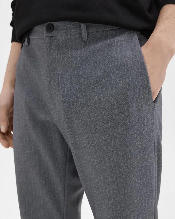 Suits Men Theory Zaine Pant In Herringbone Precision Ponte Grey Melange Suits Men Theory Zaine Pant In Herringbone Precision Ponte Grey Melange