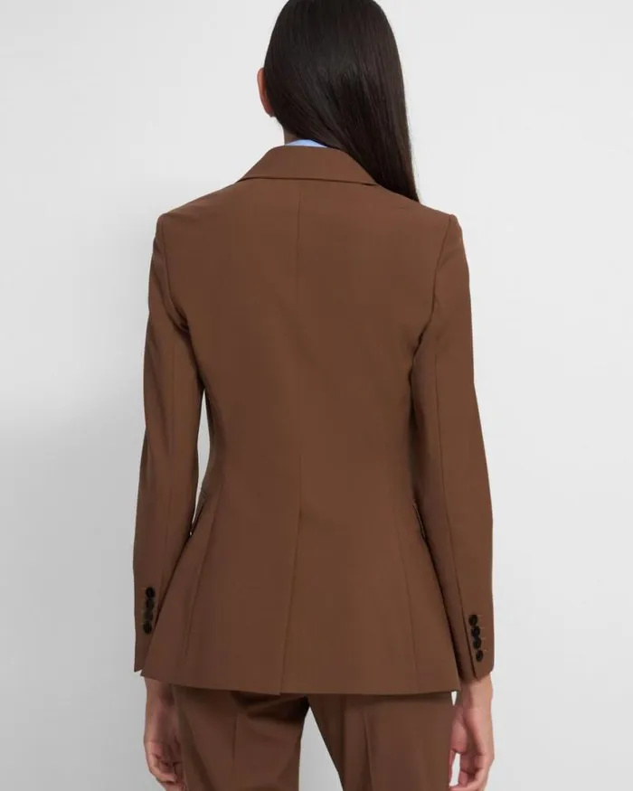 Suits Women Theory Etiennette Blazer In Good Wool Russet