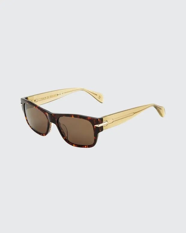 Sunglasses Men Rag and Bone Fleetwood Havana