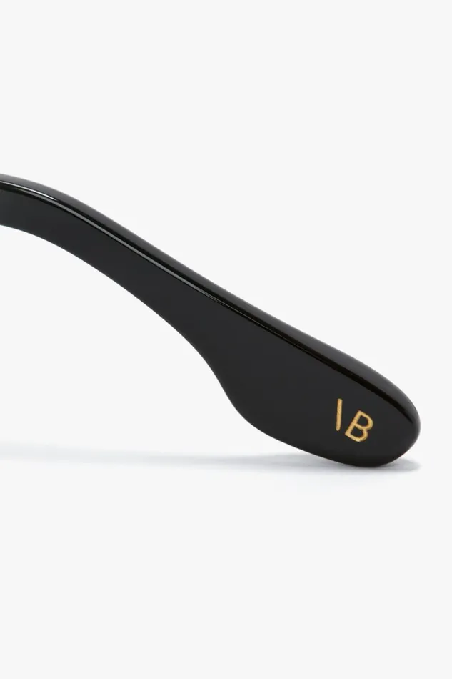 Sunglasses Women Victoria Beckham Chain Detail Rectangular Frame Sunglasses In Black