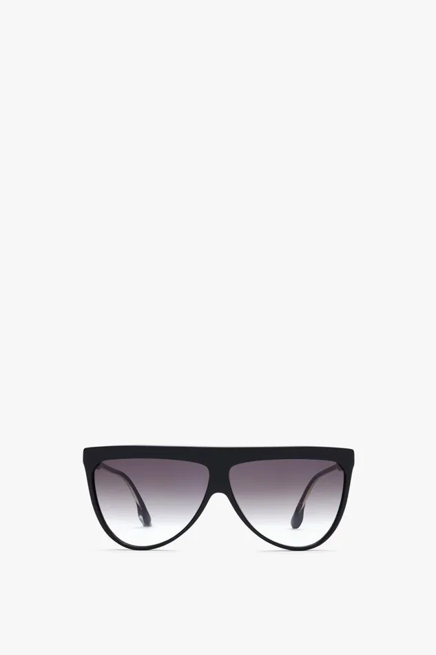 Sunglasses Women Victoria Beckham Flat Top V Sunglasses In Black
