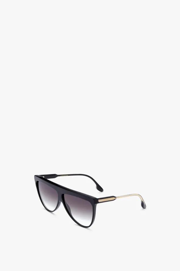 Sunglasses Women Victoria Beckham Flat Top V Sunglasses In Black Sunglasses Women Victoria Beckham Flat Top V Sunglasses In Black
