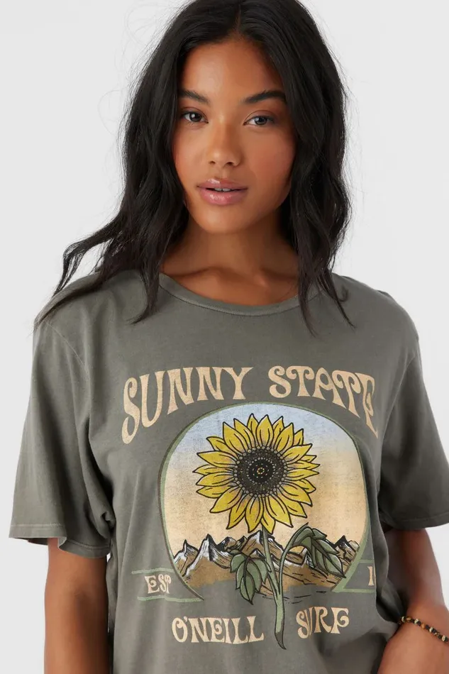 SUNNY STATE TEE Smoked Pearl Women O039NEILL Clothing