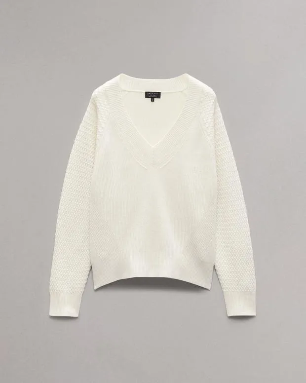 Sweaters and Sweatshirts Women Rag and Bone Kaylee Cashmere Sweater Ivory