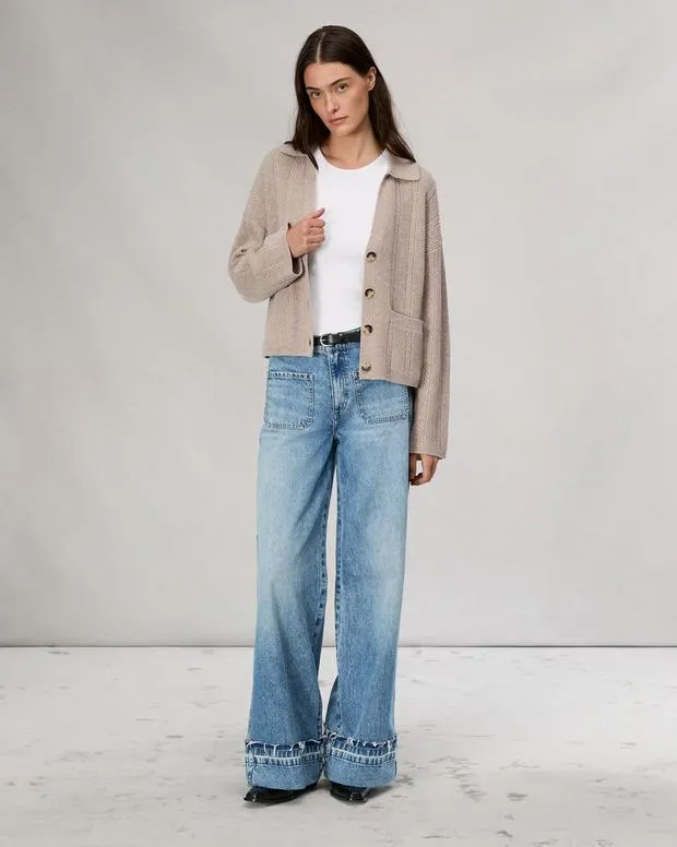 Sweaters and Sweatshirts Women Rag and Bone Maud Cashmere Cardigan Oatmeal