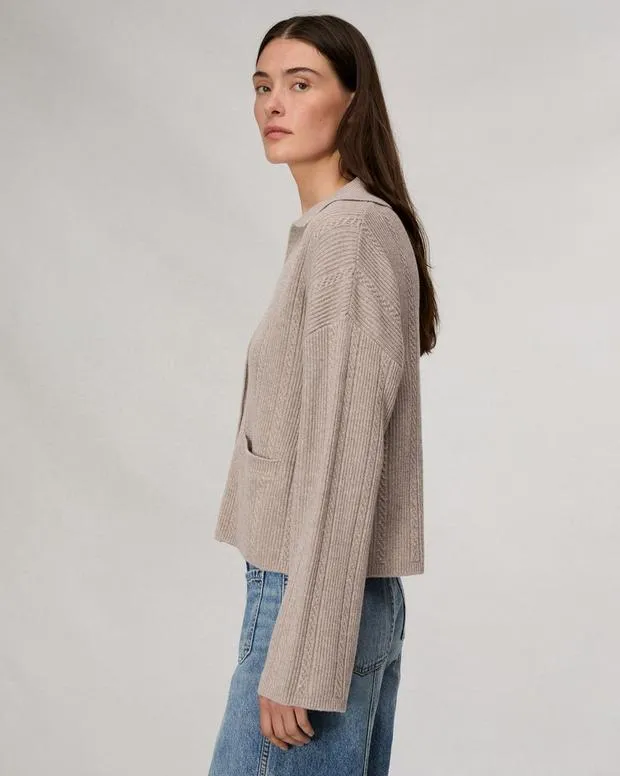 Sweaters and Sweatshirts Women Rag and Bone Maud Cashmere Cardigan Oatmeal