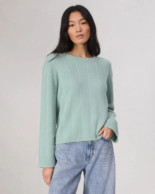 Sweaters and Sweatshirts Women Rag and Bone Maud Cashmere Sweater Seafoam