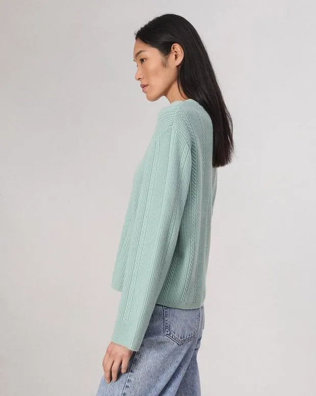 Sweaters and Sweatshirts Women Rag and Bone Maud Cashmere Sweater Seafoam