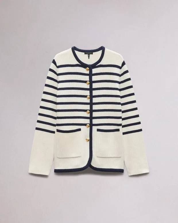 Sweaters and Sweatshirts Women Rag and Bone Nancy Wool Cardigan Ivory