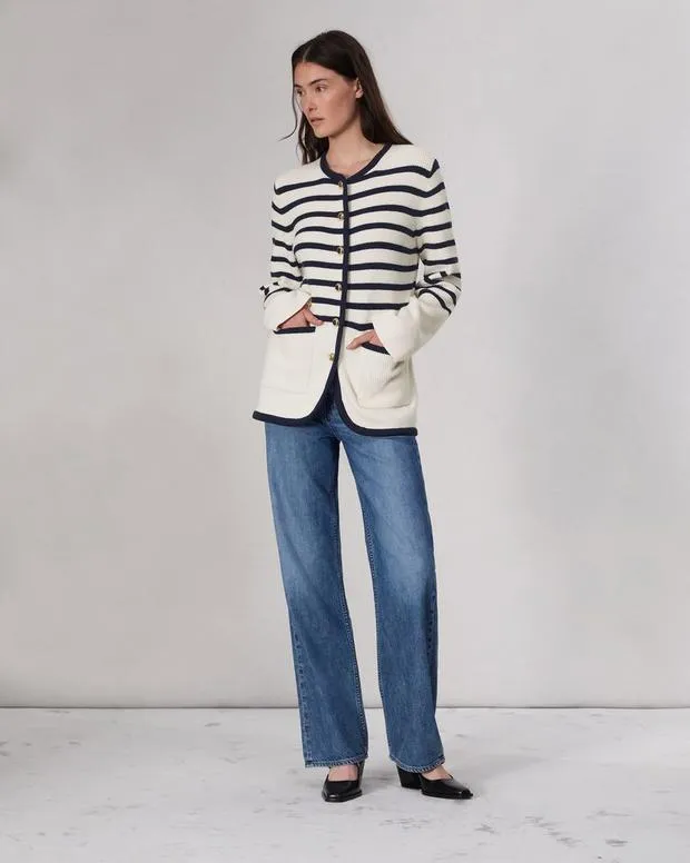 Sweaters and Sweatshirts Women Rag and Bone Nancy Wool Cardigan Ivory