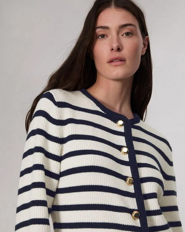 Sweaters and Sweatshirts Women Rag and Bone Nancy Wool Cardigan Ivory