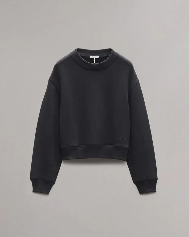 Sweaters and Sweatshirts Women Rag and Bone Vintage Terry Sweatshirt Dark Grey