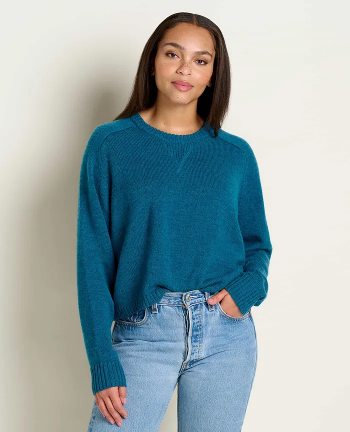 Sweaters Foxfern Crew Sweater Hydro 8211 ToadandCo Women8217s