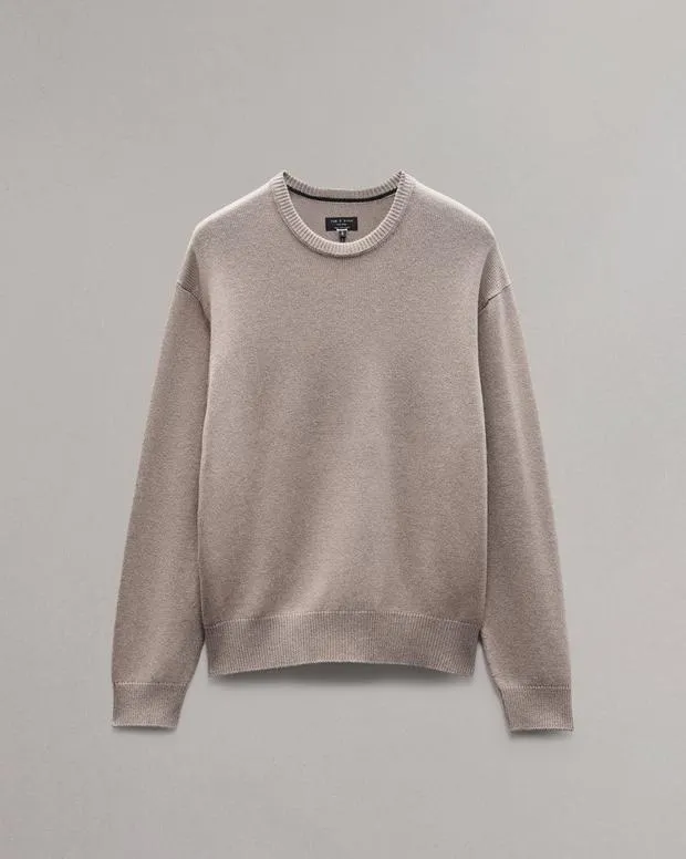 Sweaters Men Rag and Bone Downing Cashmere Sweater Grey