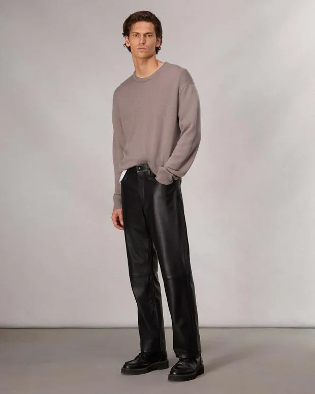 Sweaters Men Rag and Bone Downing Cashmere Sweater Grey