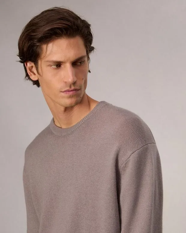 Sweaters Men Rag and Bone Downing Cashmere Sweater Grey
