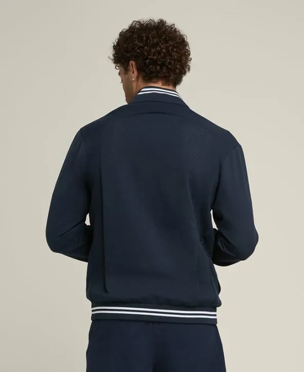 Sweaters Men Wilson Winners Tennis Knit Jacket Classic Navy Sweaters Men Wilson Winners Tennis Knit Jacket Classic Navy