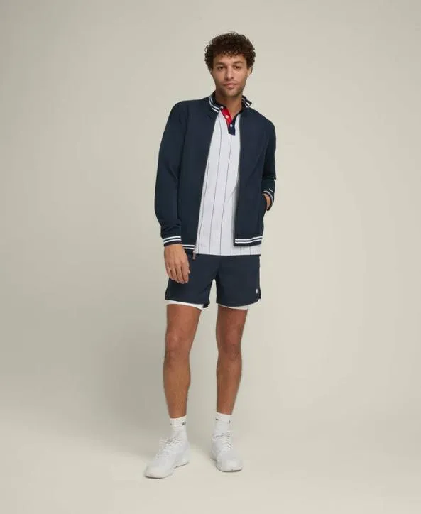Sweaters Men Wilson Winners Tennis Knit Jacket Classic Navy Sweaters Men Wilson Winners Tennis Knit Jacket Classic Navy