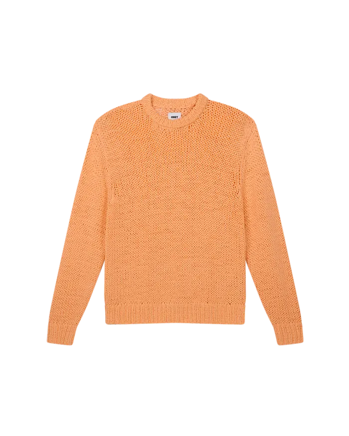 SWEATERS OBEY Clothing Men PHIM SWEATER Cantaloupe
