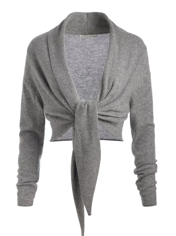 Sweaters Women Alice Olivia Lanita Cardigan Medium Heather Grey