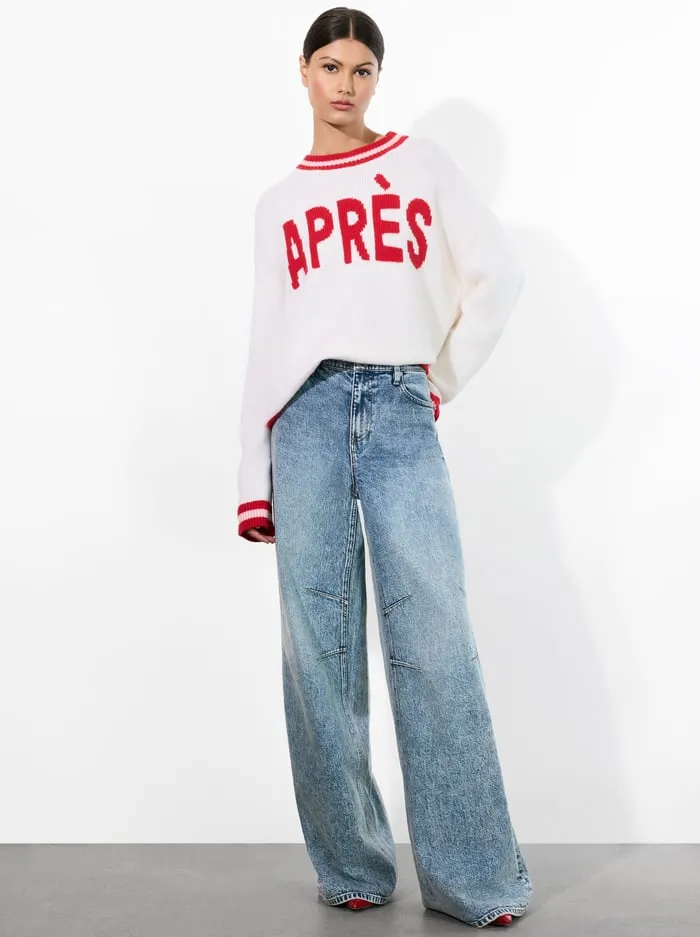 Sweaters Women Alice Olivia Ogden Pullover Ecru Multi