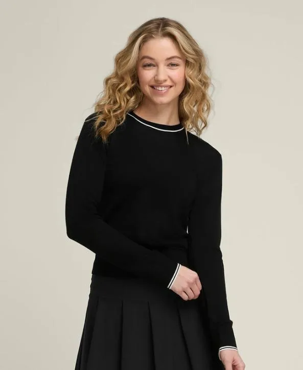 Sweaters Women Wilson Bennet Slim Sweater Black