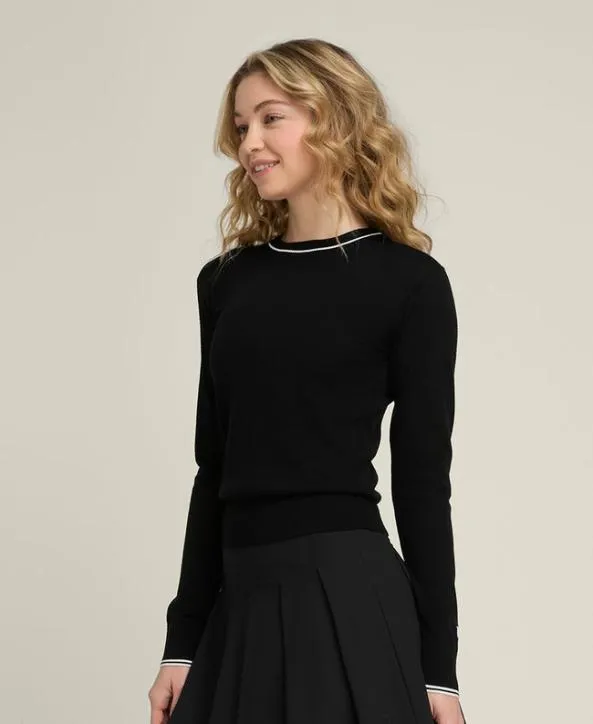 Sweaters Women Wilson Bennet Slim Sweater Black Sweaters Women Wilson Bennet Slim Sweater Black