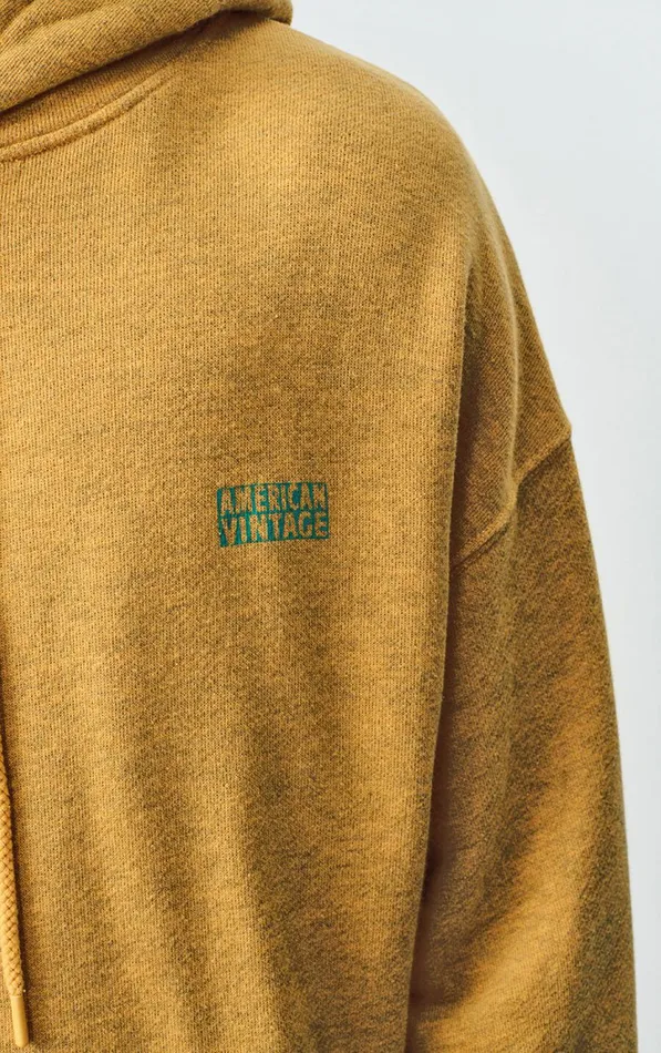 Sweatshirt Doven Overdyed Curry Men American Vintage Sweatshirts Sweatshirt Doven Overdyed Curry Men American Vintage Sweatshirts