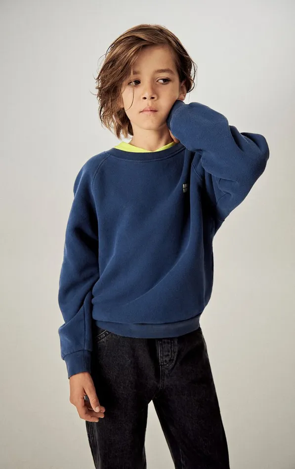 Sweatshirt Izubird Navy Vintage Kids American Vintage Sweatshirts