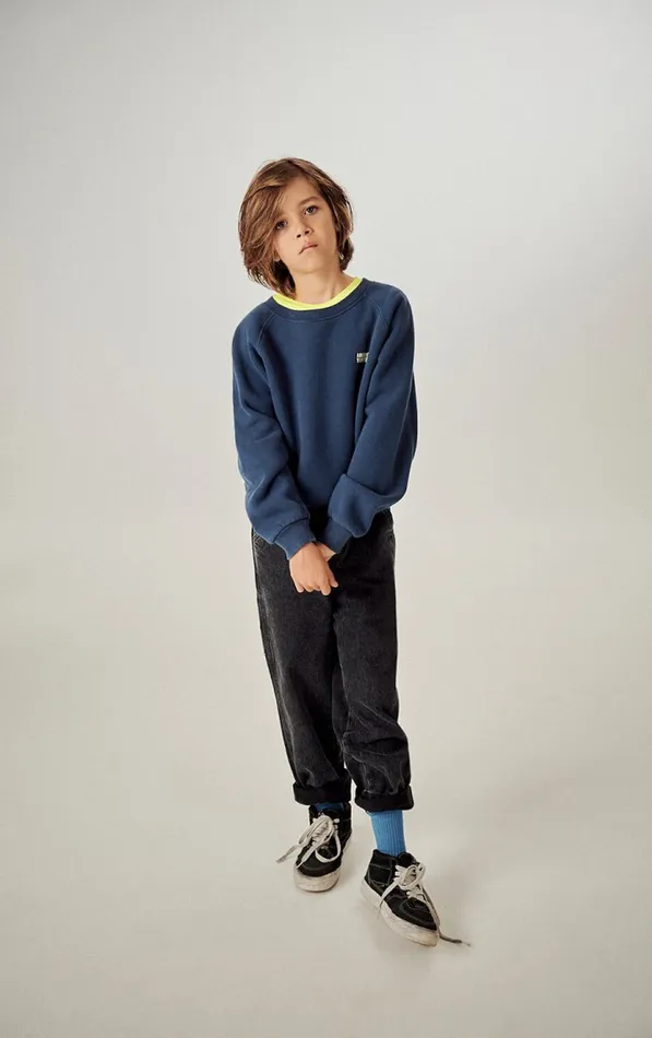 Sweatshirt Izubird Navy Vintage Kids American Vintage Sweatshirts Sweatshirt Izubird Navy Vintage Kids American Vintage Sweatshirts