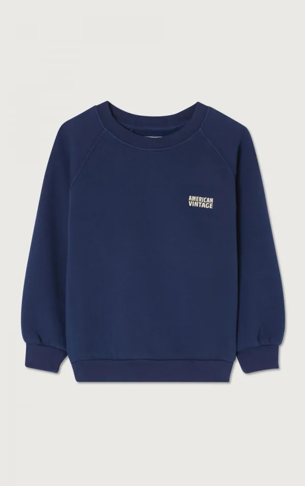 Sweatshirt Izubird Navy Vintage Kids American Vintage Sweatshirts Sweatshirt Izubird Navy Vintage Kids American Vintage Sweatshirts