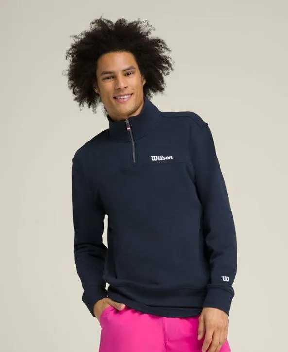 Sweatshirts Men Wilson Millennium HalfZip Sweatshirt Classic Navy