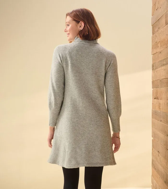 Swing Sweater Dress 8211 Grey Heather Hatley