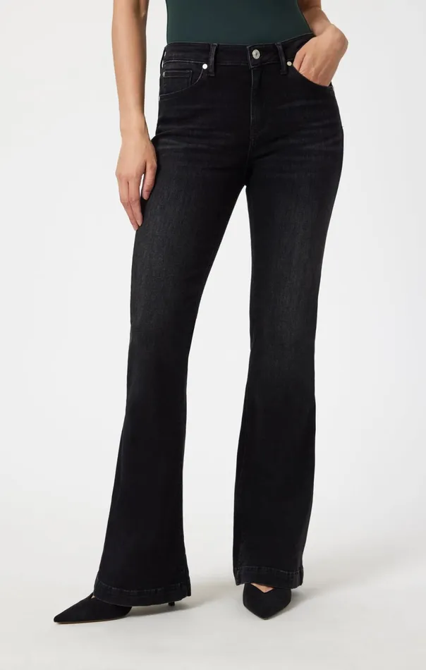 Sydney Flare In Smoke Brushed Feather Blue Women Mavi Jeans Denim Sydney Flare In Smoke Brushed Feather Blue Women Mavi Jeans Denim