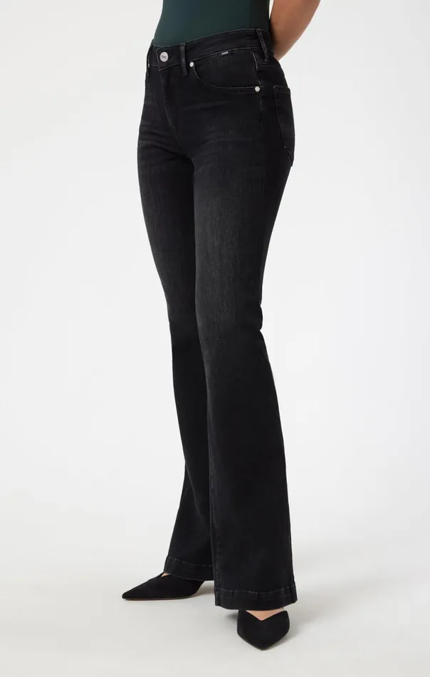 Sydney Flare In Smoke Brushed Feather Blue Women Mavi Jeans Denim Sydney Flare In Smoke Brushed Feather Blue Women Mavi Jeans Denim