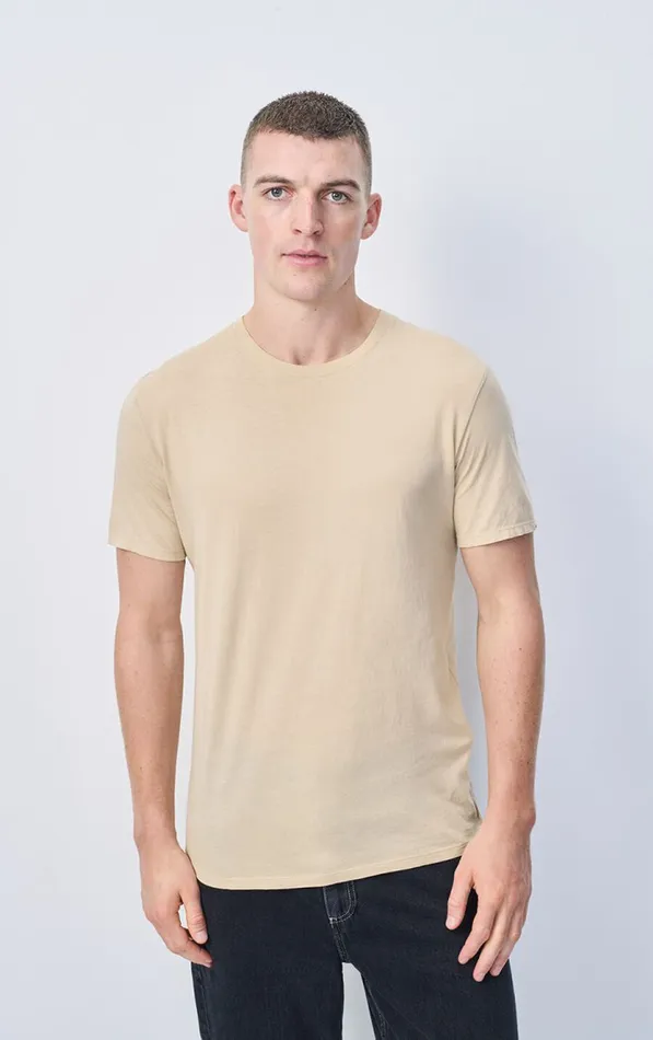 TShirt Decatur Greige Men American Vintage Short Sleeve TShirts