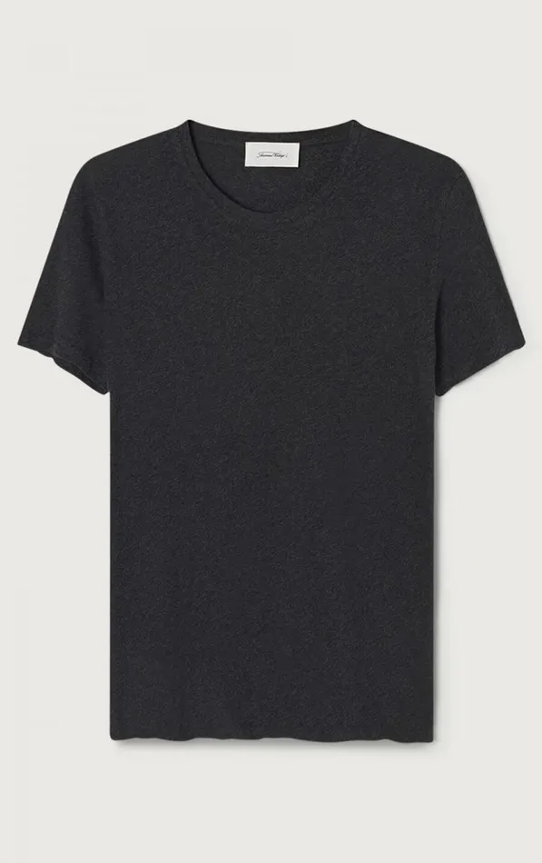 TShirt Decatur Melange Charcoal Men American Vintage Short Sleeve TShirts TShirt Decatur Melange Charcoal Men American Vintage Short Sleeve TShirts