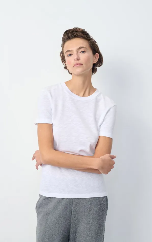 TShirt Sonoma White Women American Vintage Short Sleeve TShirts