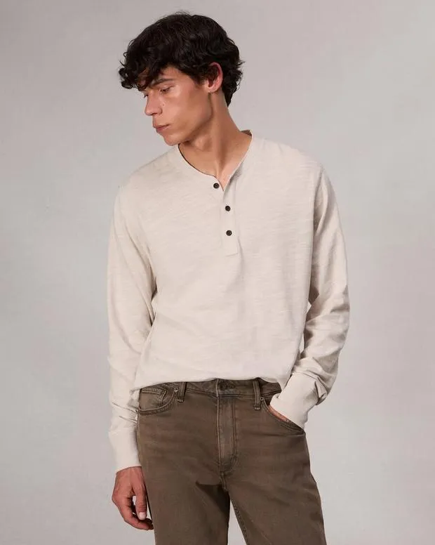 TShirts and Henleys Men Rag and Bone Classic Flame Henley Light Tan