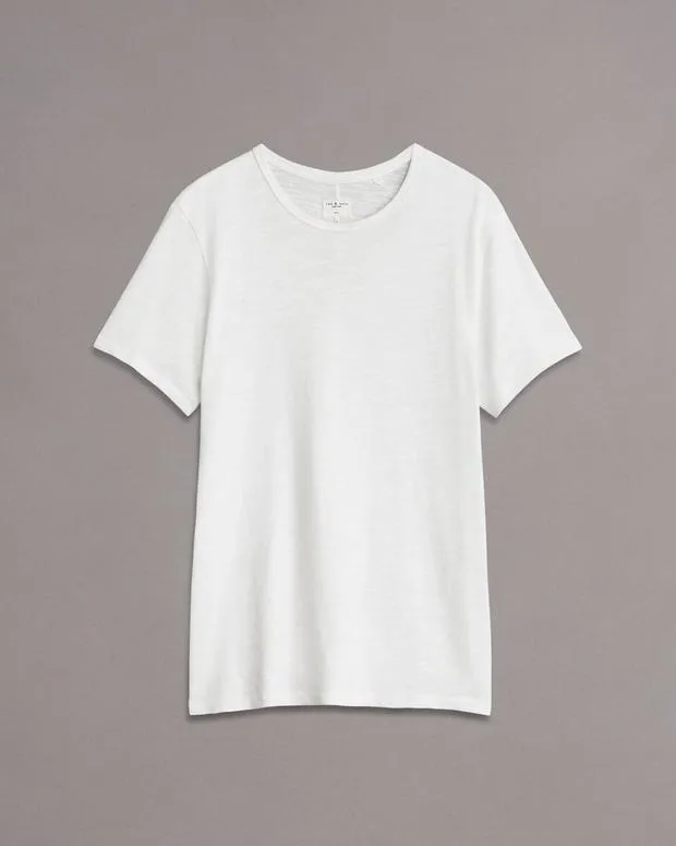 TShirts and Henleys Men Rag and Bone Classic Flame Tee White