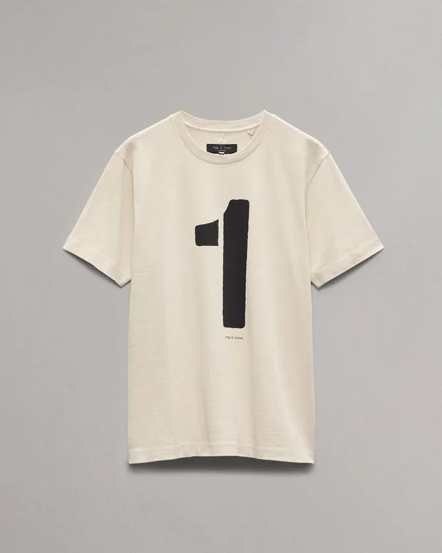 TShirts and Henleys Men Rag and Bone Rb Number 1 TShirt Washed Light Tan