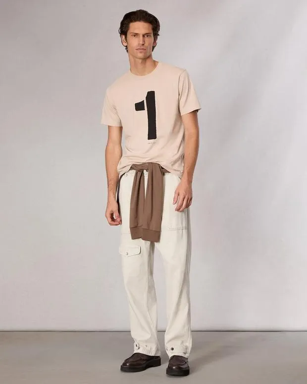 TShirts and Henleys Men Rag and Bone Rb Number 1 TShirt Washed Light Tan